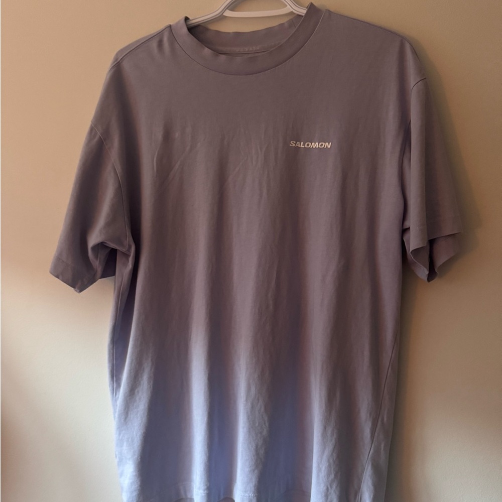 Salomon Mens purple Short Sleeve Tee